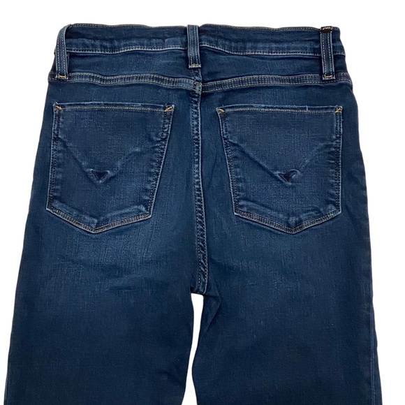 HUDSON Jeans Barbara Super Skinny Denim High Rise Dark Blue Wash Size 27 - Picture 7 of 11